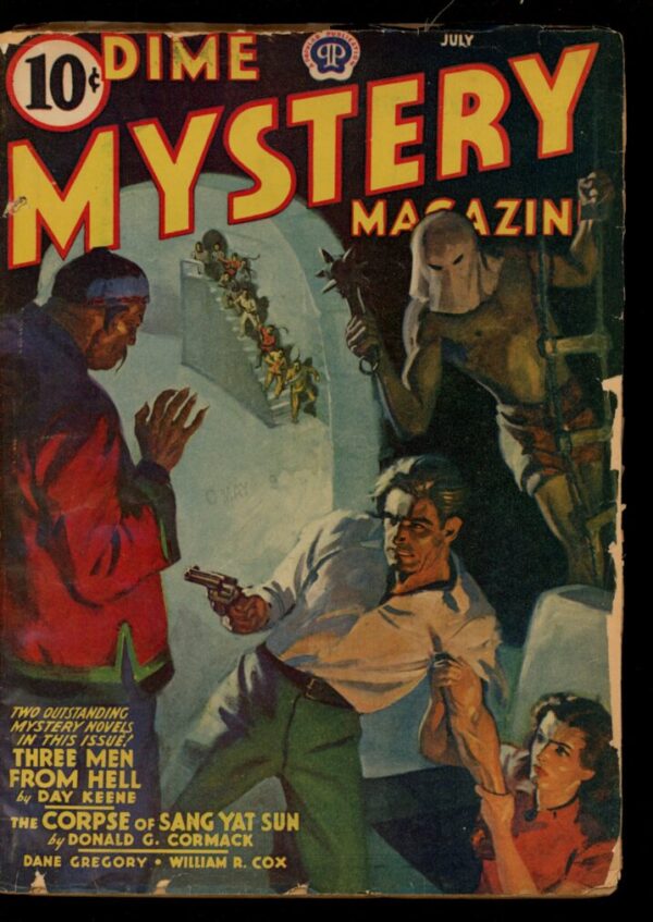 DIME MYSTERY MAGAZINE - 07/41 - Condition: G-VG - Lead Author: Day Keene