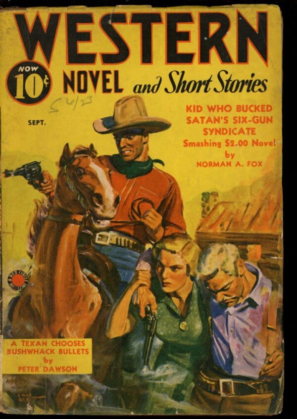 WESTERN NOVEL AND SHORT STORIES - 09/41 - Condition: VG - Lead Author: Norman A. Fox