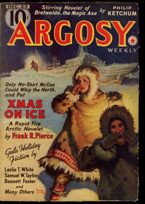 ARGOSY - 12/23/39 - Condition: VG-FN - Lead Author: Frank Richardson Pierce