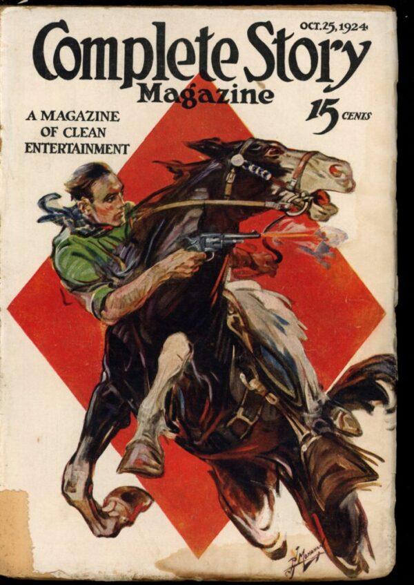 COMPLETE STORY MAGAZINE - 10/25/24 - Condition: G - Lead Author: J. Allan Dunn