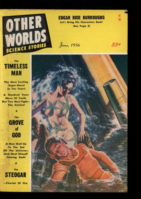 OTHER WORLDS SCIENCE STORIES - 06/56 - Condition: G-VG - Lead Author: Ray Palmer