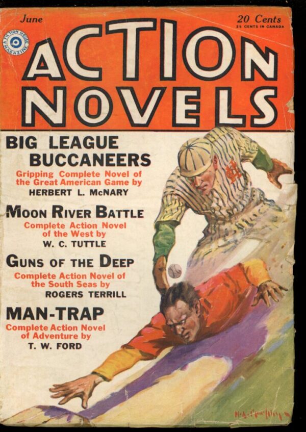 ACTION NOVELS - 06/29 - Condition: G - Lead Author: Herbert L. McNary