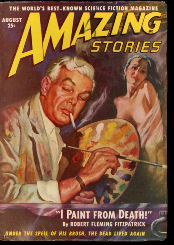 AMAZING STORIES - 08/49 - Condition: FN - Lead Author: Robert Fleming Fitzpatrick