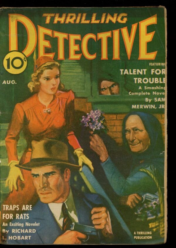 THRILLING DETECTIVE - 08/41 - Condition: G - Lead Author: Sam Merwin, Jr.