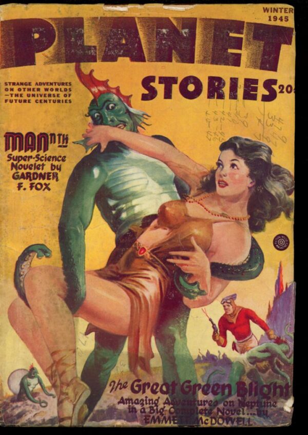 PLANET STORIES - WINTER/45 - Condition: G-VG - Lead Author: Gardner F. Fox