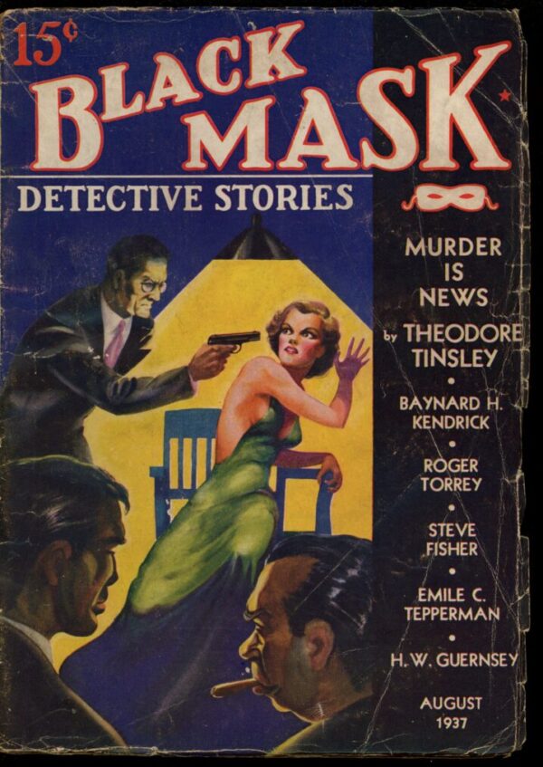 BLACK MASK - 08/37 - Condition: VG - Lead Author: Theodore Tinsley