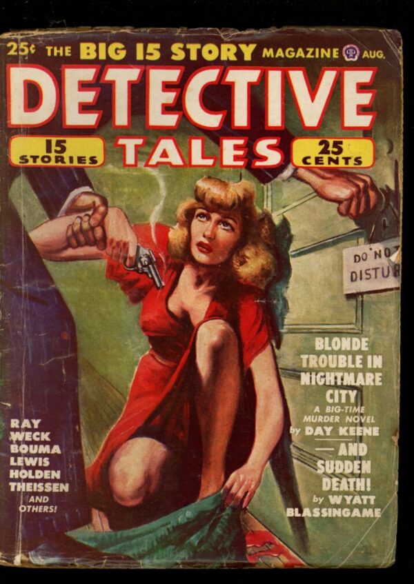 DETECTIVE TALES - 08/48 - Condition: VG-FN - Lead Author: Day Keene