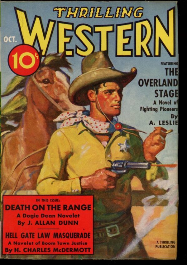 THRILLING WESTERN - 10/38 - Condition: FN-VF - Lead Author: A. Leslie