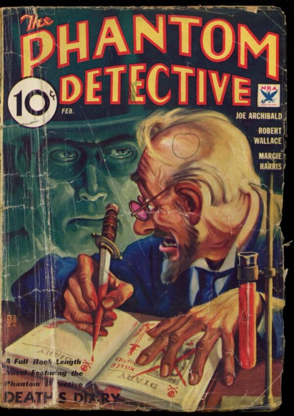 PHANTOM DETECTIVE - 02/34 - Condition: FA - Lead Author: Robert Wallace