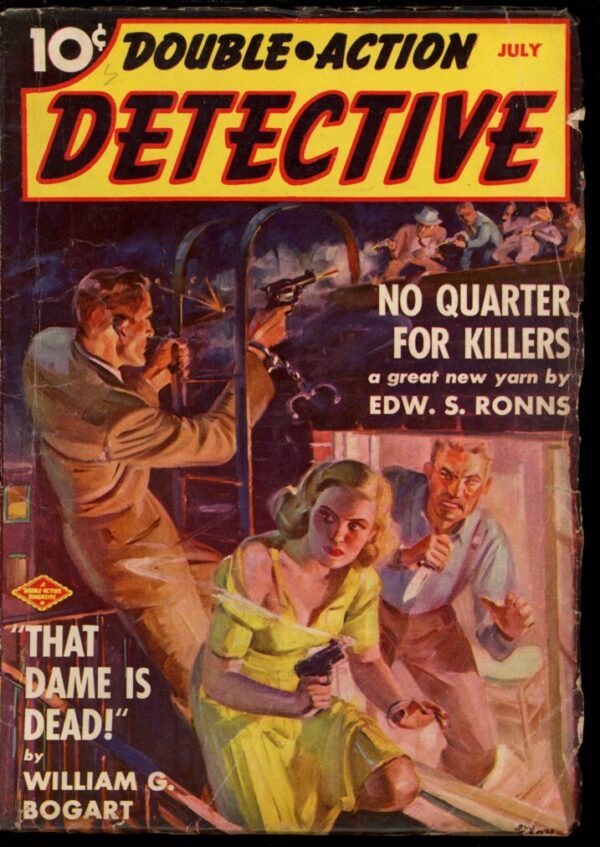 DOUBLE ACTION DETECTIVE - 07/39 - Condition: VG - Lead Author: William G. Bogart