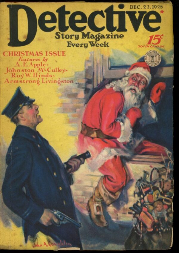 DETECTIVE STORY MAGAZINE - 12/22/28 - Condition: VG - Lead Author: A.E. Apple