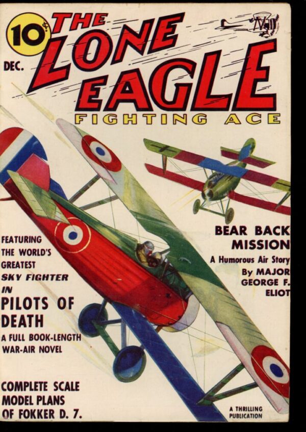 LONE EAGLE - 12/38 - Condition: VG - Lead Author: Lt. Scott Morgan