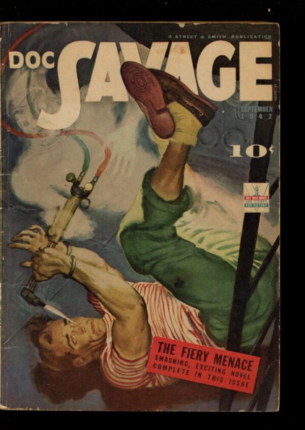 DOC SAVAGE MAGAZINE - 09/42 - Condition: G - Lead Author: Kenneth Robeson