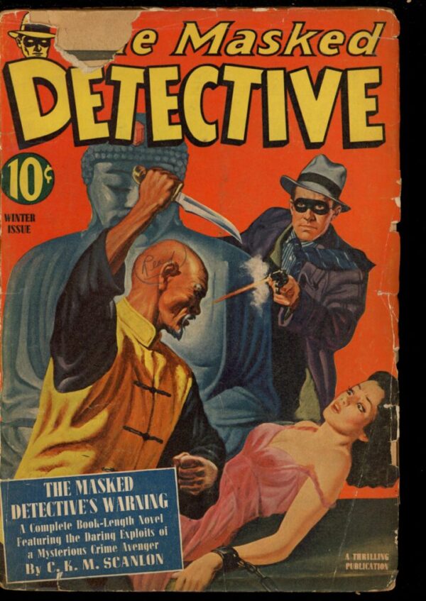 MASKED DETECTIVE - WINTER/41 - Condition: G-VG - Lead Author: C.K.M. Scanlon