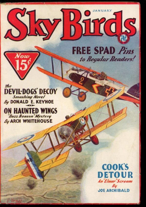 SKY BIRDS - 01/33 - Condition: FN - Lead Author: Donald E. Keyhoe