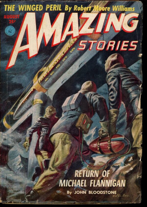 AMAZING STORIES - 08/52 - Condition: VG - Lead Author: John Bloodstone