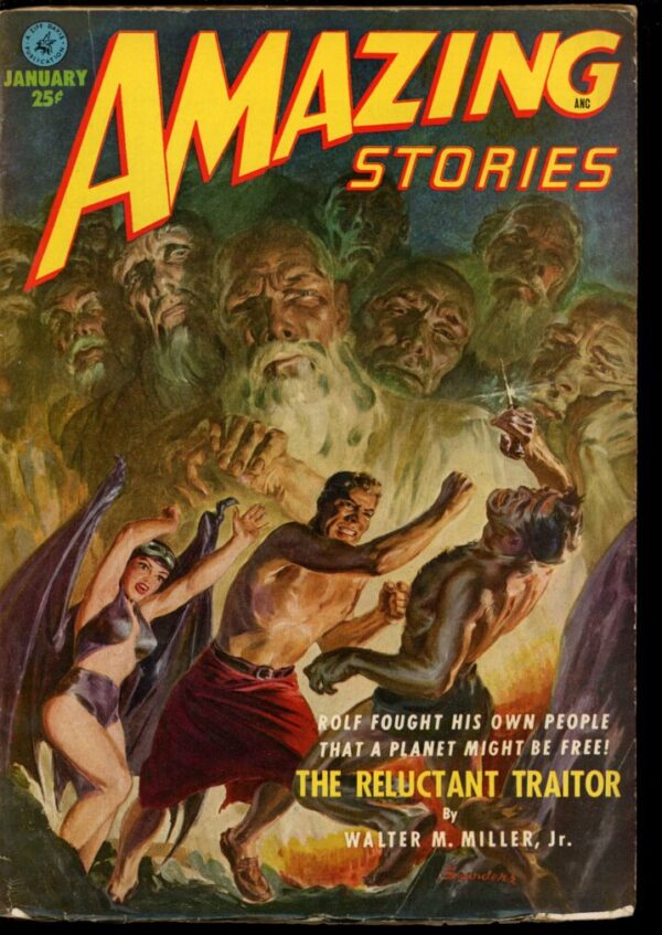 AMAZING STORIES - 01/52 - Condition: FN - Lead Author: Walter M. Miller, Jr.