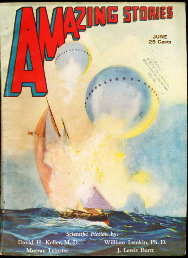 AMAZING STORIES - 06/32 - Condition: VG-FN - Lead Author: David H. Keller