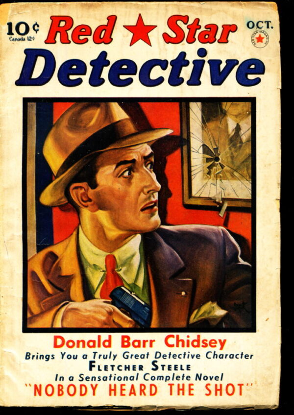 RED STAR DETECTIVE - 10/40 - Condition: G-VG - Lead Author: Donald Barr Chidsey