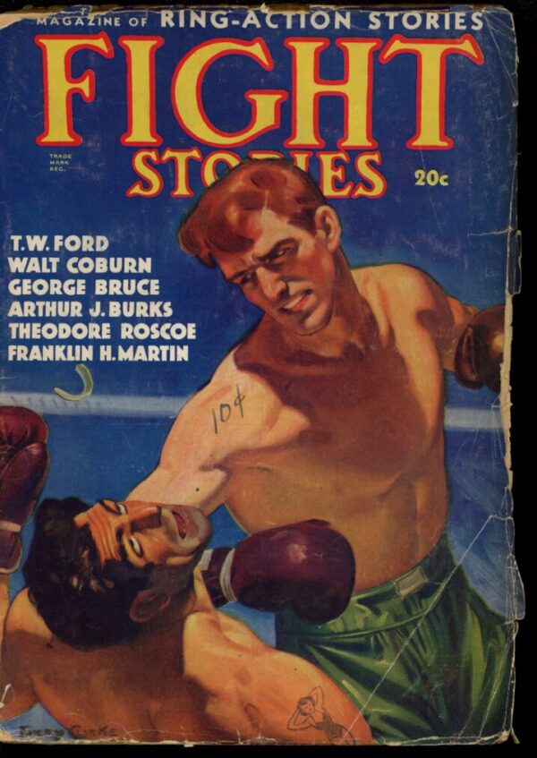 FIGHT STORIES - SPRING/36 - Condition: VG - Lead Author: George Bruce