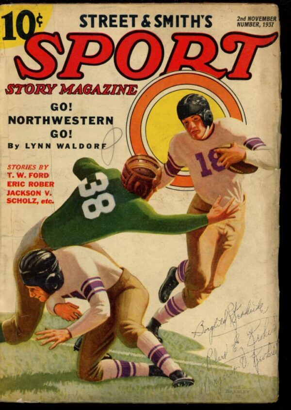 STREET & SMITH'S SPORT STORY MAGAZINE - 11/15/37 - Condition: VG - Lead Author: Lynn Waldorf