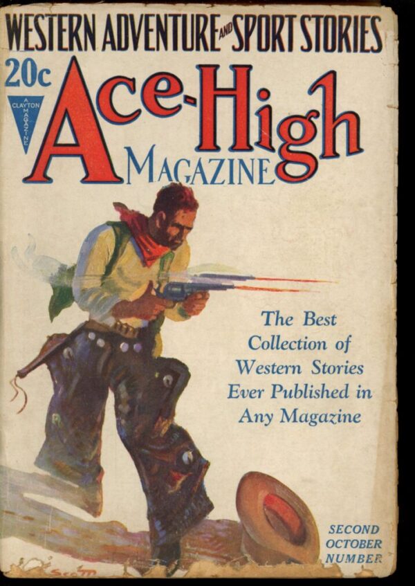 ACE-HIGH MAGAZINE - 10/15/26 - Condition: G-VG - Lead Author: Grant Taylor