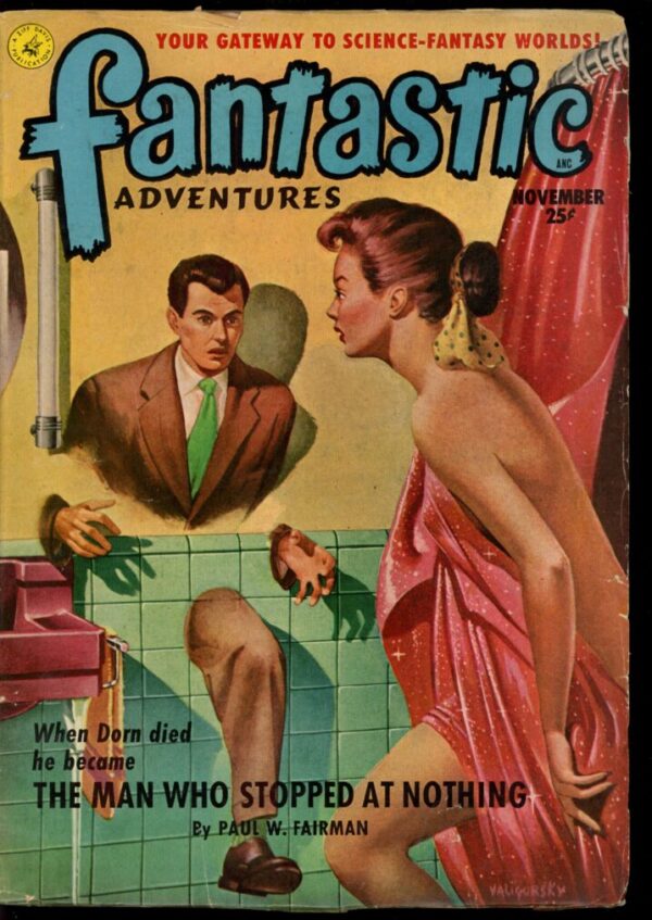 FANTASTIC ADVENTURES - 11/51 - Condition: VG - Lead Author: Paul W. Fairman