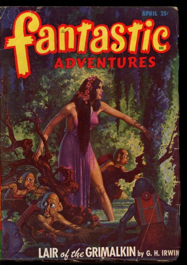 FANTASTIC ADVENTURES - 04/48 - Condition: VG-FN - Lead Author: G.H. Irwin