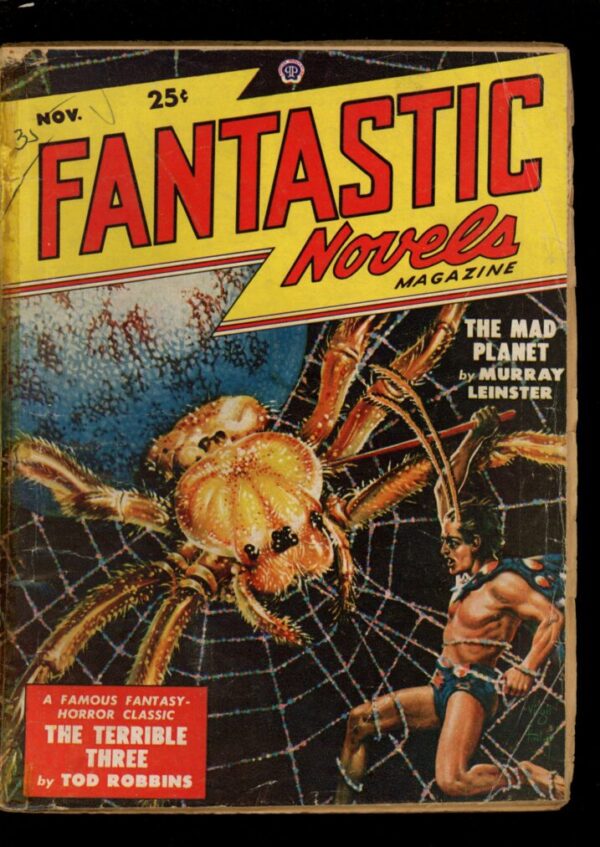 FANTASTIC NOVELS MAGAZINE - 11/48 - Condition: G - Lead Author: Tod Robbins