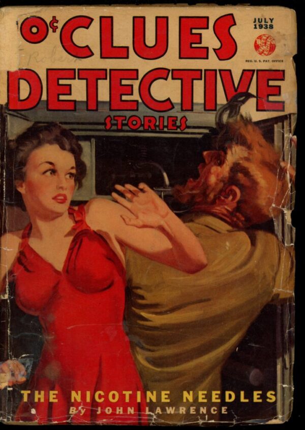 CLUES DETECTIVE STORIES - 07/38 - Condition: G-VG - Lead Author: John Lawrence