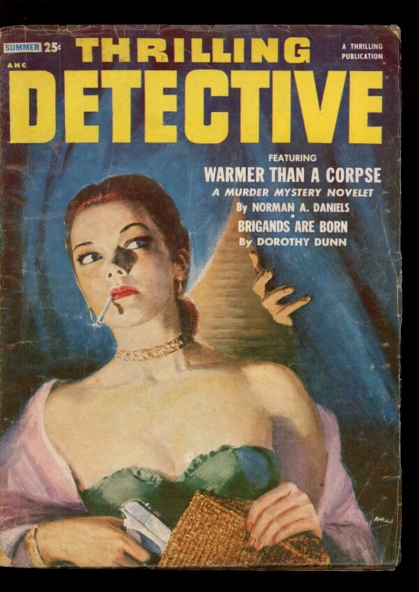 THRILLING DETECTIVE - SUMMER/53 - Condition: VG - Lead Author: Norman A. Daniels