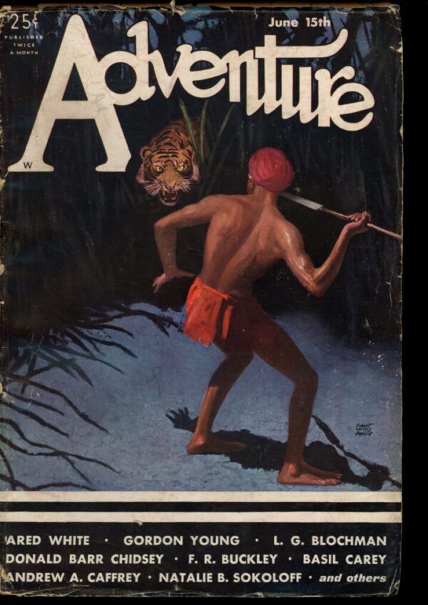 ADVENTURE - 06/15/32 - Condition: VG - Lead Author: L.G. Blochman