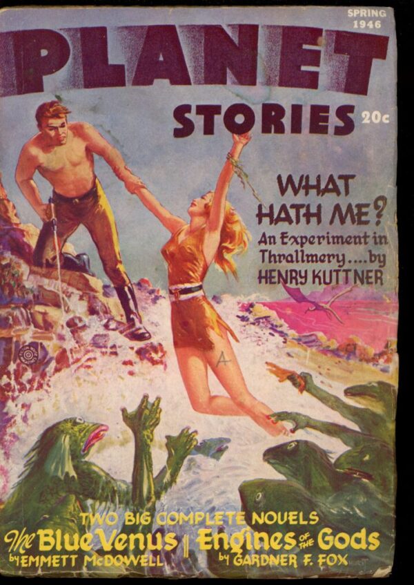 PLANET STORIES - SPRING/46 - Condition: G-VG - Lead Author: Henry Kuttner