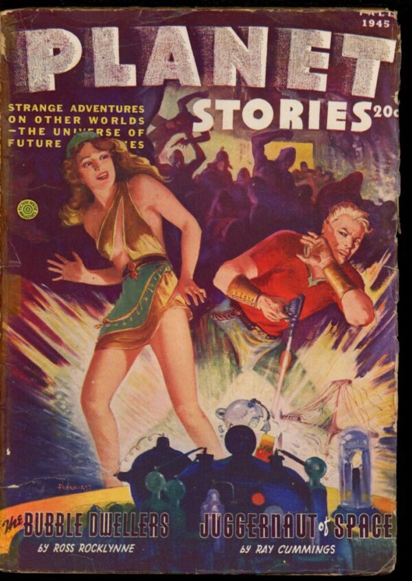 PLANET STORIES - FALL/45 - Condition: G - Lead Author: Ray Cummings