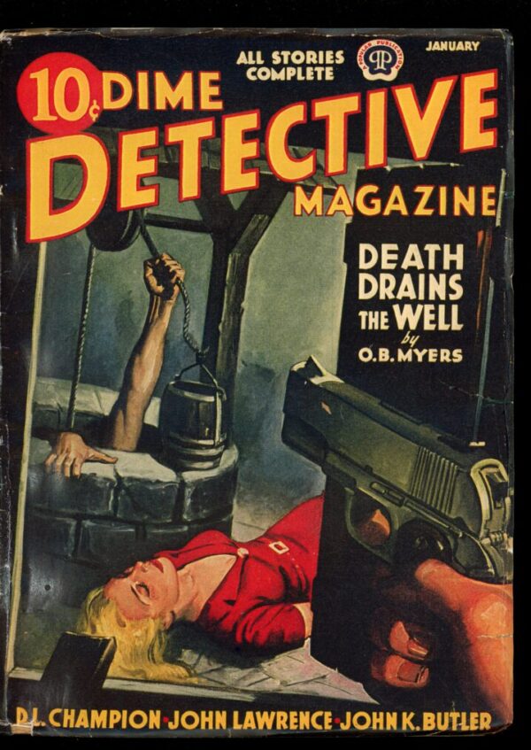 DIME DETECTIVE MAGAZINE - 01/42 - Condition: FA - Lead Author: O.B. Myers