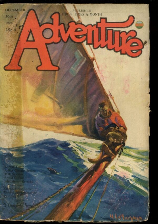 ADVENTURE - 12/30/25 - Condition: G - Lead Author: Arthur O. Friel