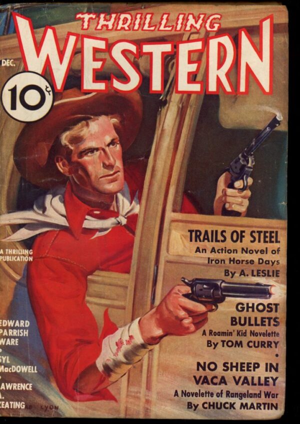 THRILLING WESTERN - 12/36 - Condition: VG-FN - Lead Author: A. Leslie