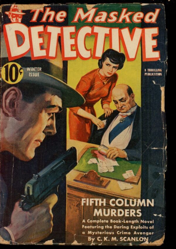 MASKED DETECTIVE - WINTER/42 - Condition: G-VG - Lead Author: C.K.M. Scanlon