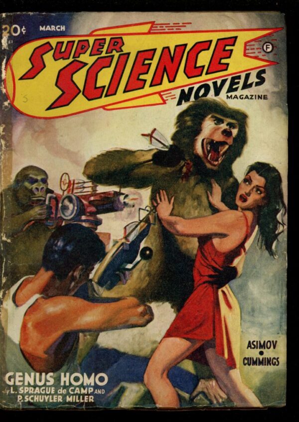 SUPER SCIENCE NOVELS - 03/41 - Condition: G - Lead Author: L. Sprague de Camp