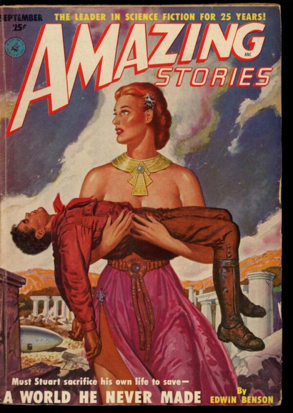 AMAZING STORIES - 09/51 - Condition: G-VG - Lead Author: Edwin Benson