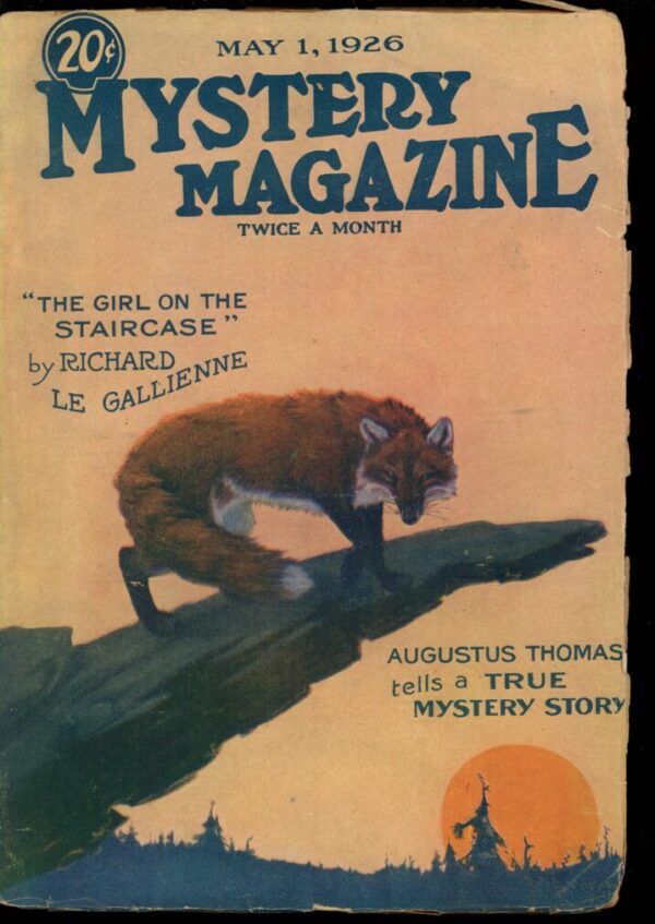 MYSTERY STORIES - 05/01/26 - Condition: VG-FN - Lead Author: Richard Le Gallienne