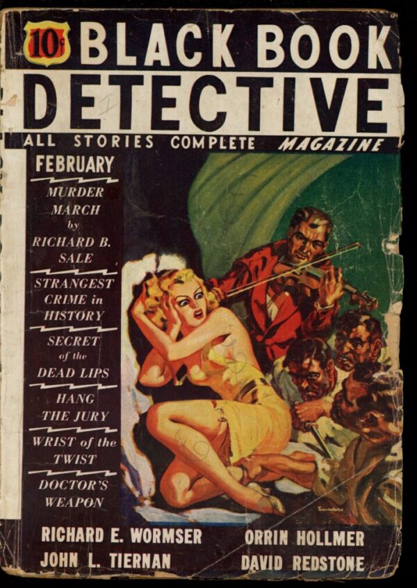 BLACK BOOK DETECTIVE MAGAZINE - 02/36 - Condition: G - Lead Author: Richard Sale