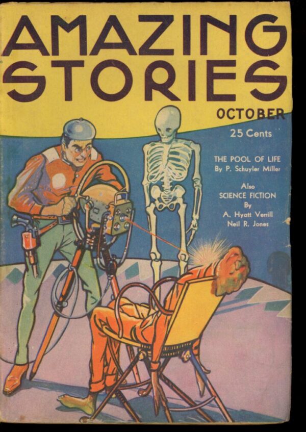 AMAZING STORIES - 10/34 - Condition: VG - Lead Author: P. Schuyler Miller