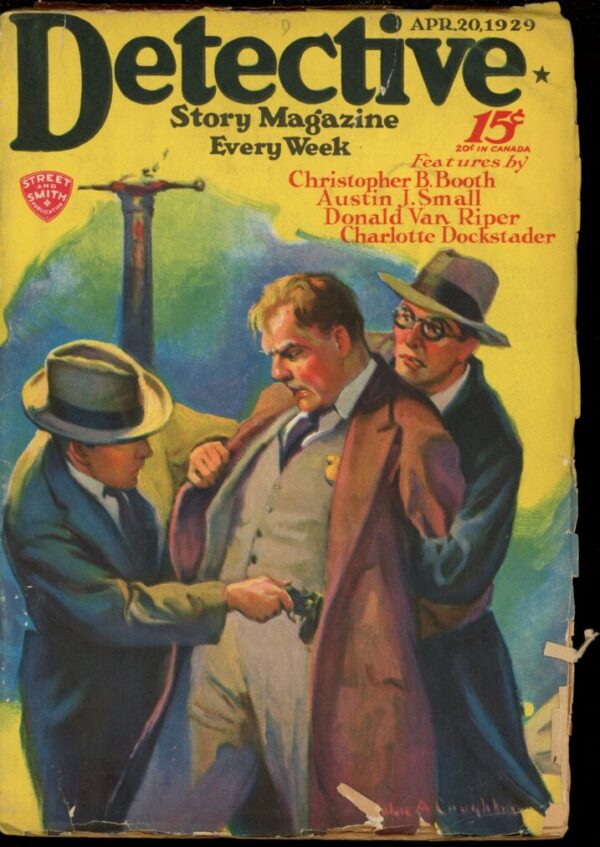 DETECTIVE STORY MAGAZINE - 04/20/29 - Condition: VG - Lead Author: John Jay Chichester