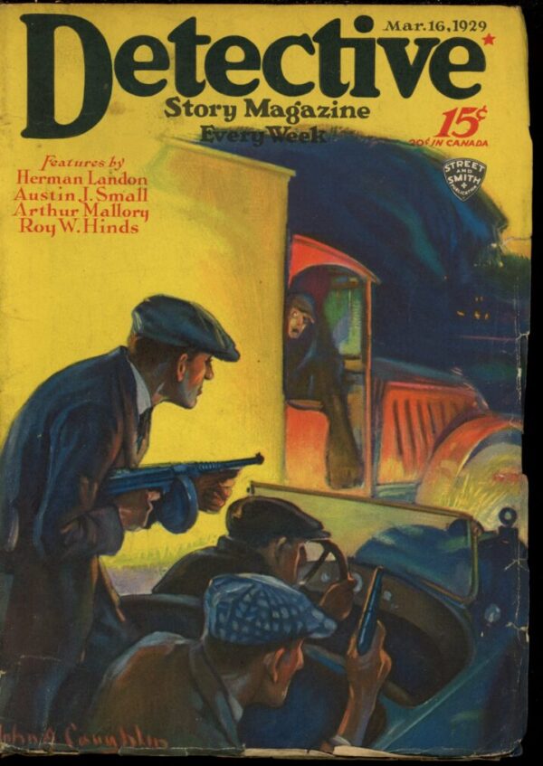 DETECTIVE STORY MAGAZINE - 03/16/29 - Condition: VG-FN - Lead Author: Arthur Mallory