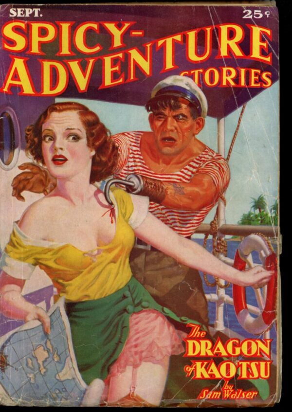 SPICY-ADVENTURE STORIES - 09/36 - Condition: G-VG - Lead Author: Robert E. Howard [Sam Walser]