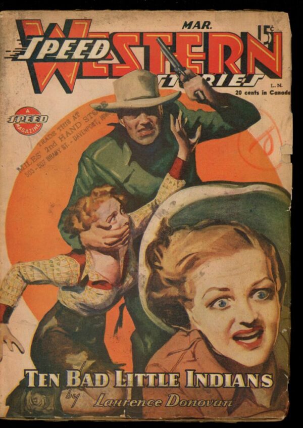 SPEED WESTERN STORIES - 03/45 - Condition: VG - Lead Author: Laurence Donovan