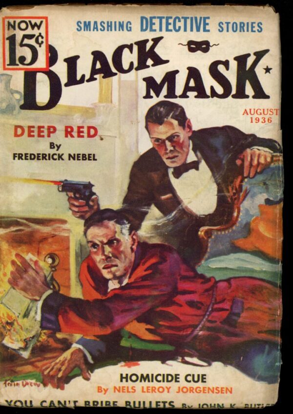 BLACK MASK - 08/36 - Condition: G - Lead Author: Frederick Nebel