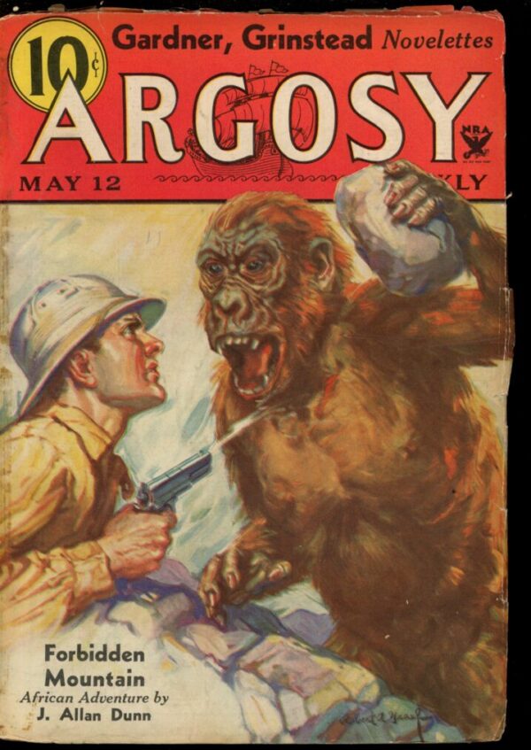 ARGOSY - 05/12/34 - Condition: VG-FN - Lead Author: J. Allan Dunn