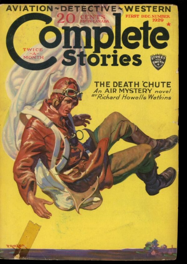 COMPLETE STORIES - 12/01/29 - Condition: G-VG - Lead Author: Richard Howells Watkins